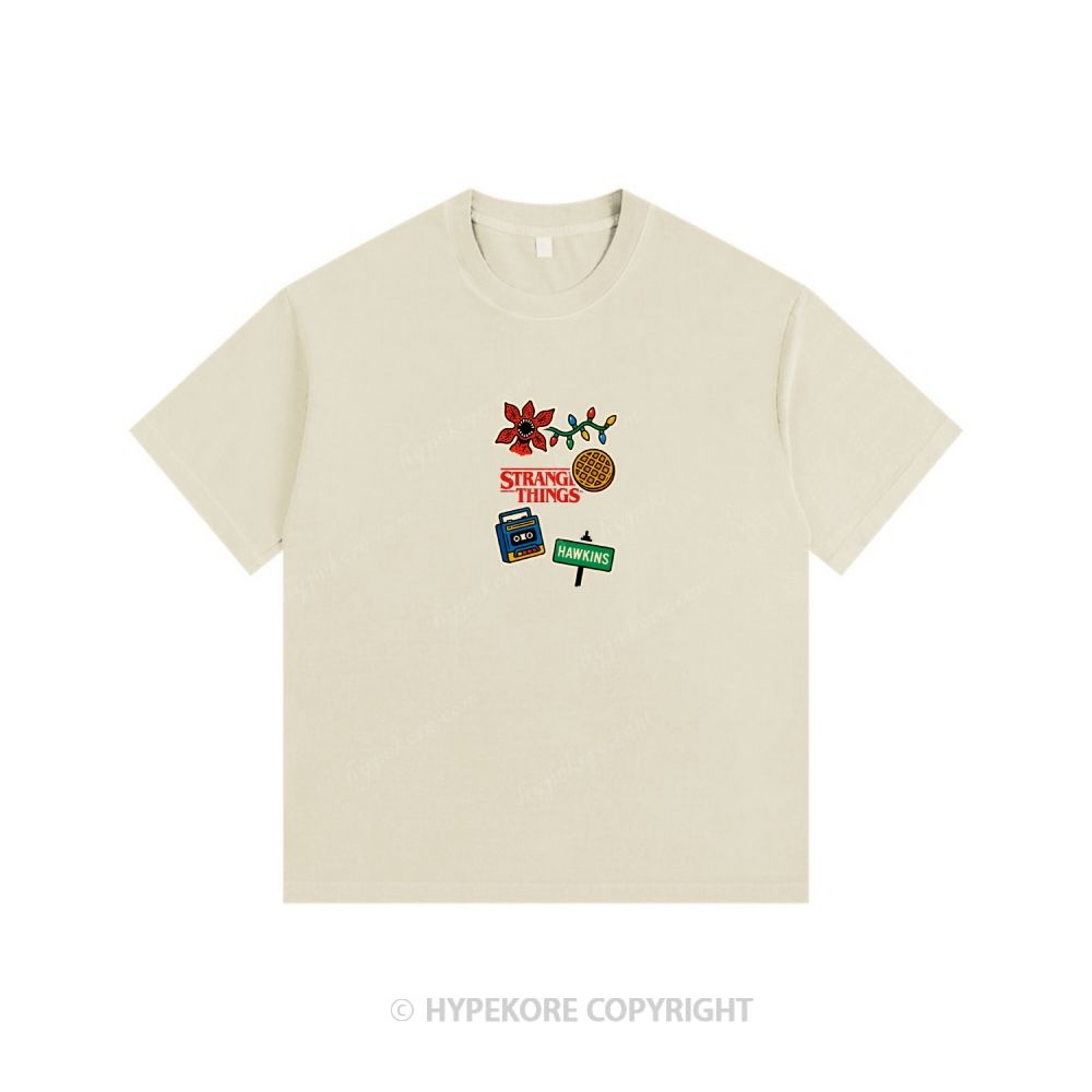 Stranger Things Unisex Fit Washed T-Shirt 