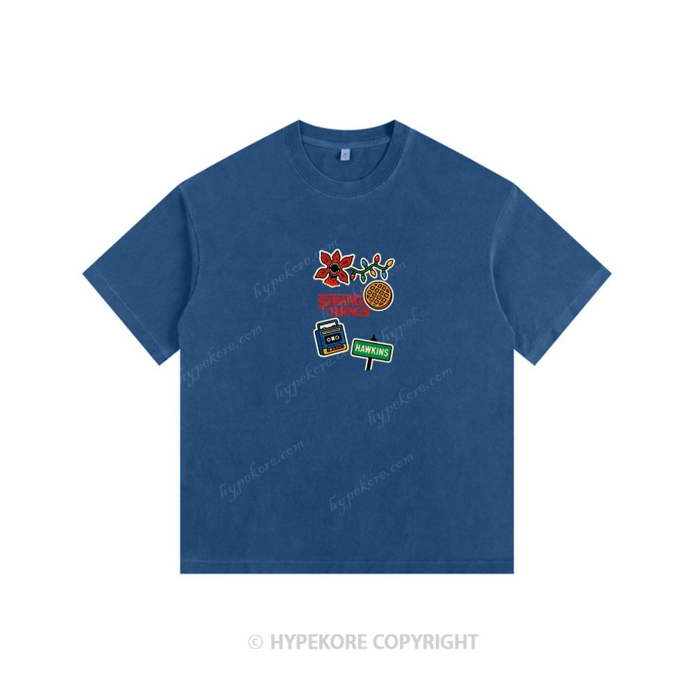 Stranger Things Unisex Fit Washed T-Shirt 