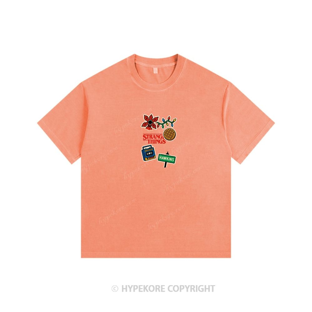 Stranger Things Unisex Fit Washed T-Shirt 