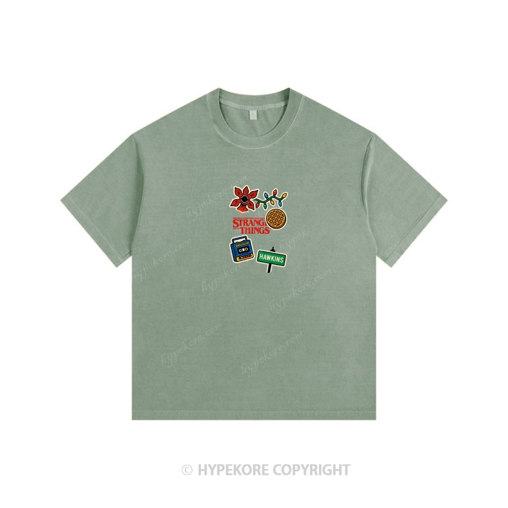 Stranger Things Unisex Fit Washed T-Shirt 