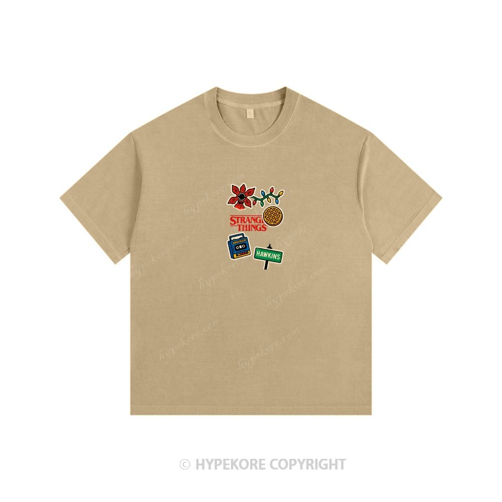 Stranger Things Unisex Fit Washed T-Shirt 