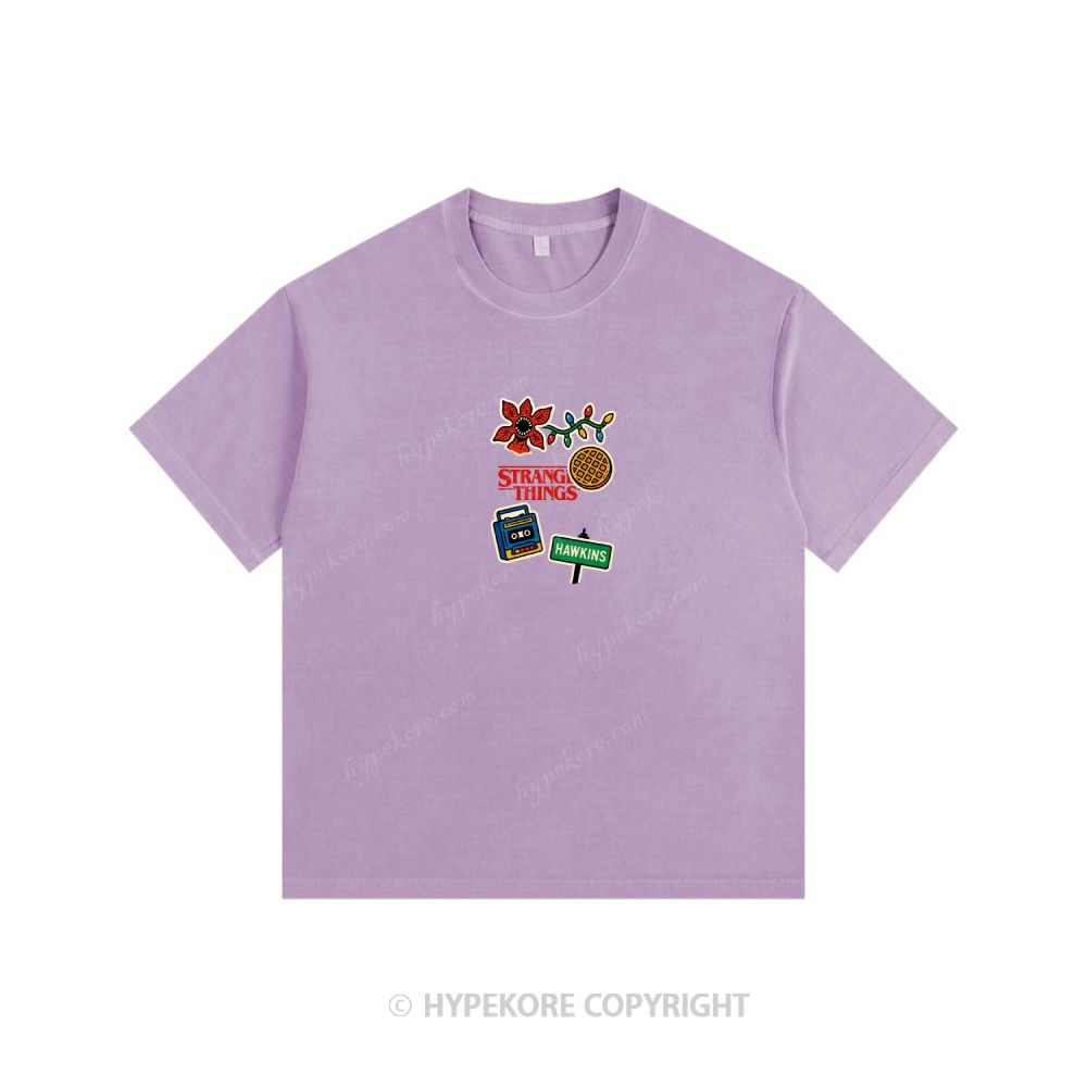 Stranger Things Unisex Fit Washed T-Shirt 