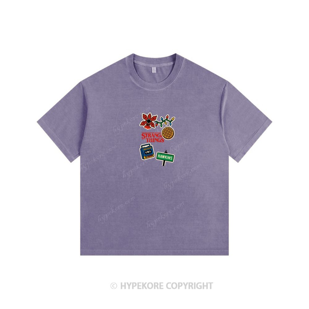 Stranger Things Unisex Fit Washed T-Shirt 