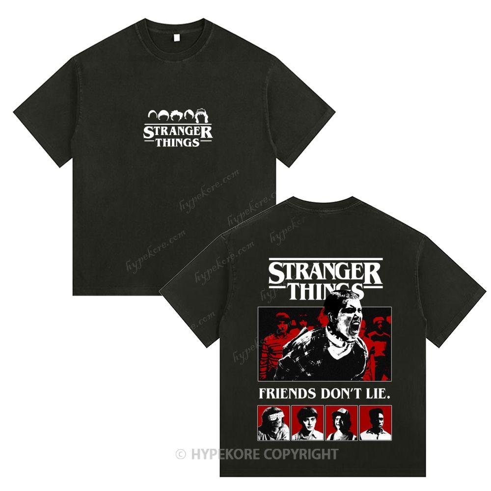 Stranger Things Unisex Fit Washed T-Shirt 