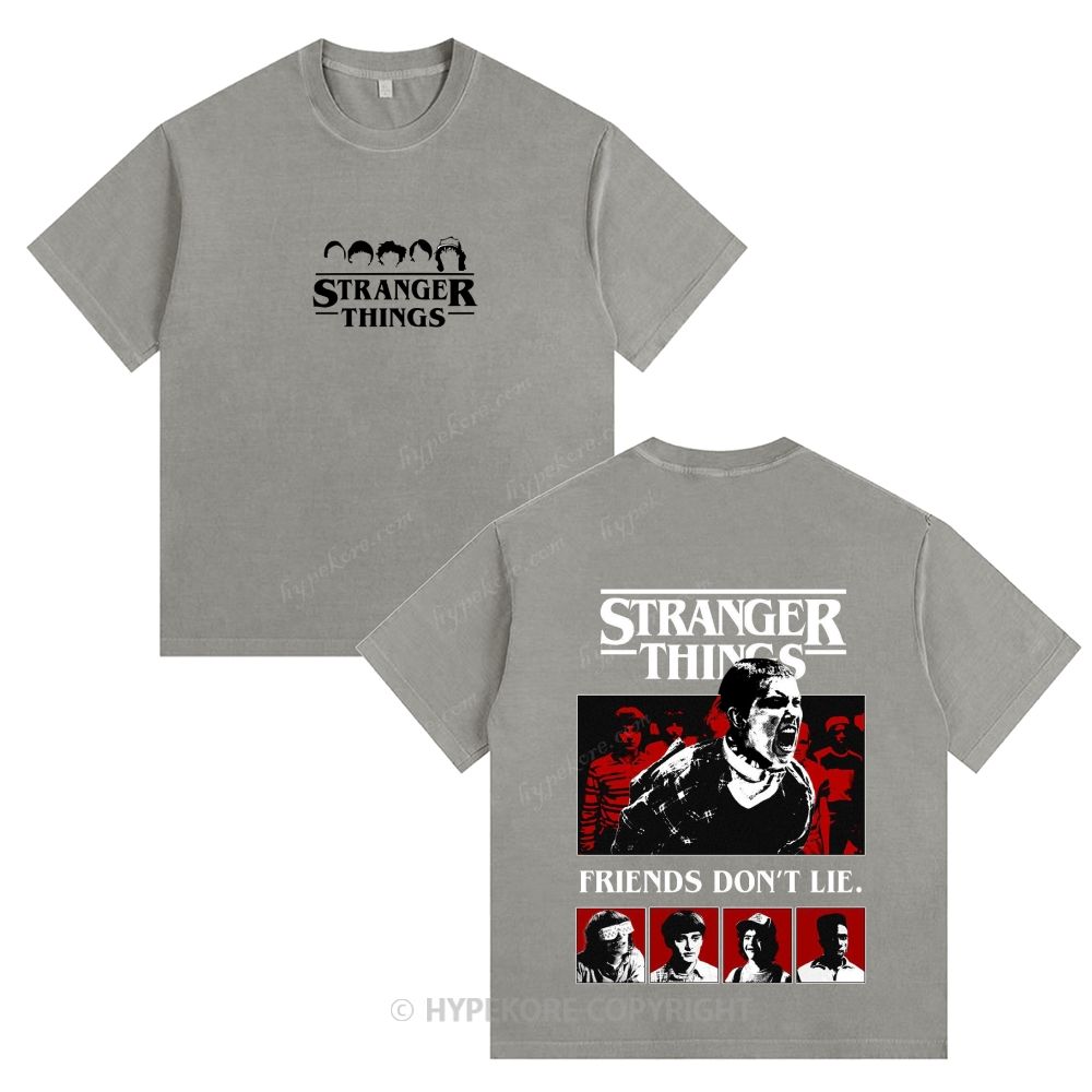 Stranger Things Unisex Fit Washed T-Shirt 