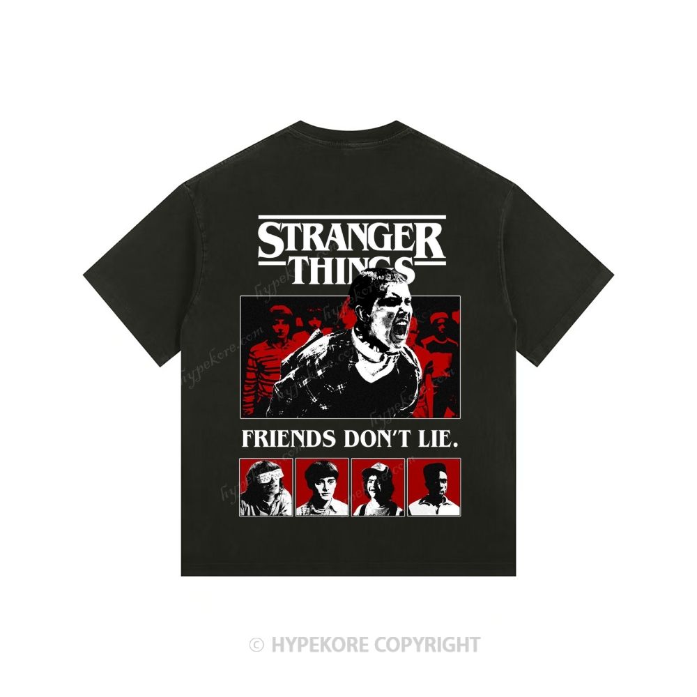 Stranger Things Unisex Fit Washed T-Shirt 