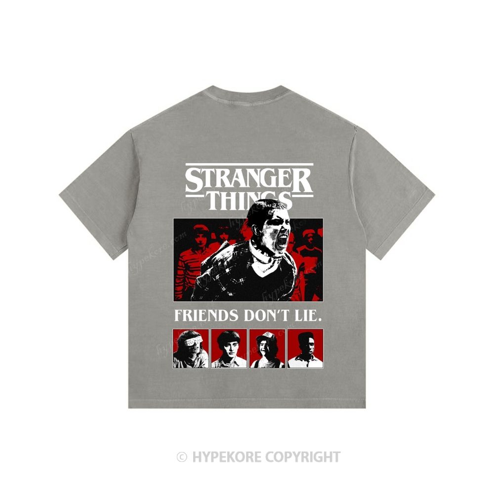 Stranger Things Unisex Fit Washed T-Shirt 