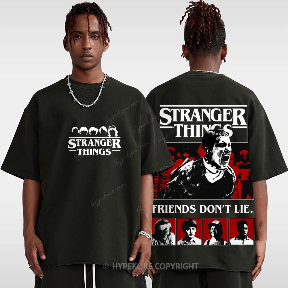 Stranger Things Unisex Fit Washed T-Shirt 