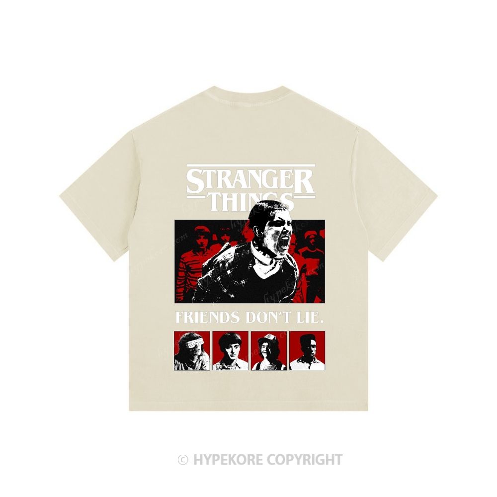 Stranger Things Unisex Fit Washed T-Shirt 