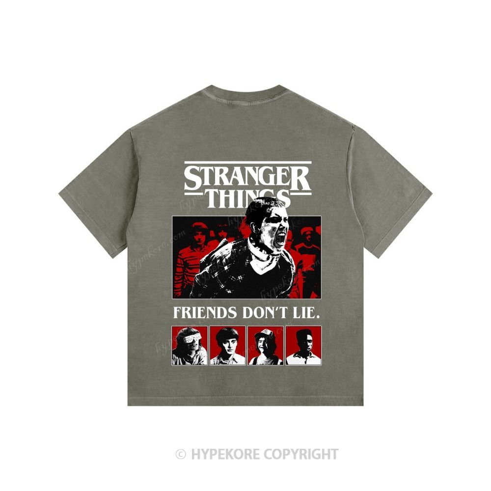 Stranger Things Unisex Fit Washed T-Shirt 