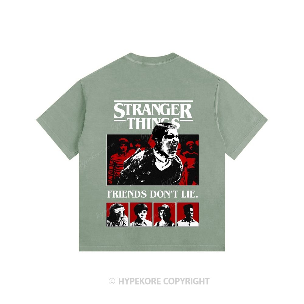 Stranger Things Unisex Fit Washed T-Shirt 
