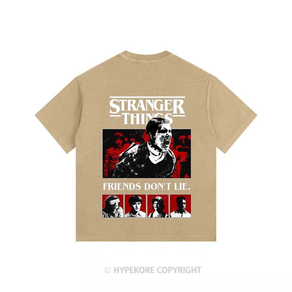 Stranger Things Unisex Fit Washed T-Shirt 