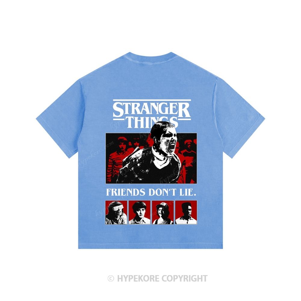 Stranger Things Unisex Fit Washed T-Shirt 