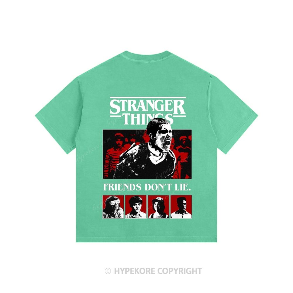 Stranger Things Unisex Fit Washed T-Shirt 