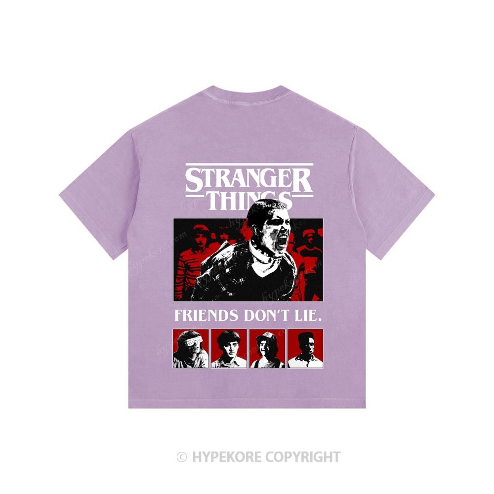 Stranger Things Unisex Fit Washed T-Shirt 