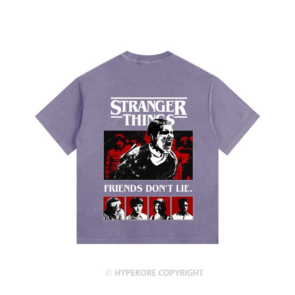 Stranger Things Unisex Fit Washed T-Shirt 