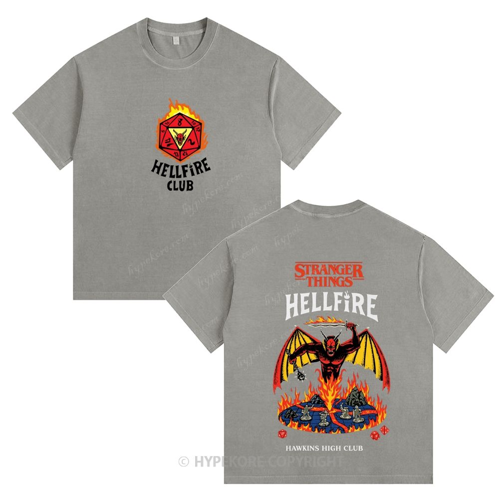 Stranger Things Unisex Fit Washed T-Shirt