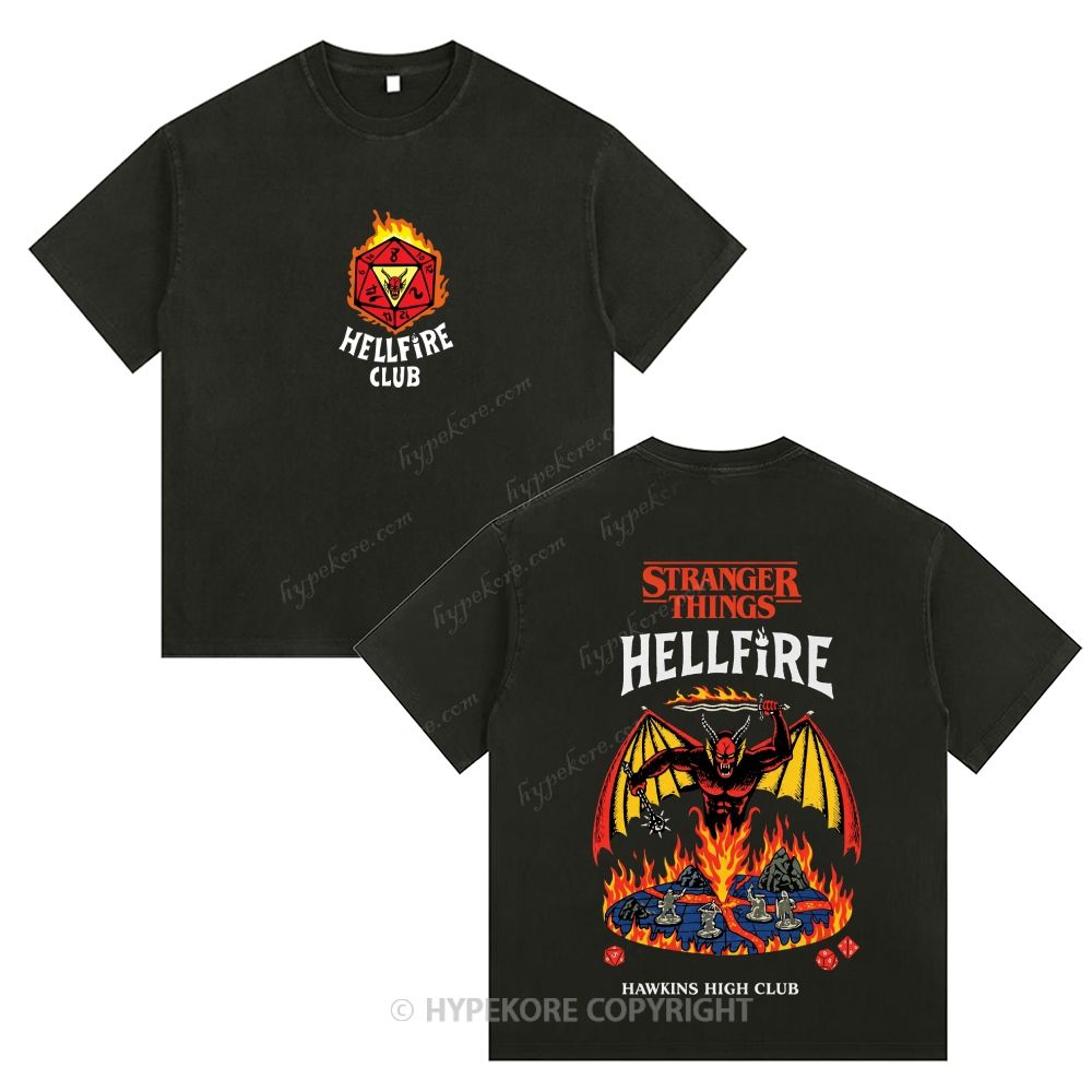 Stranger Things Unisex Fit Washed T-Shirt