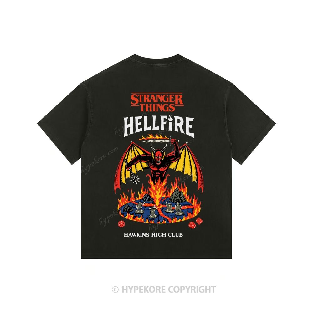 Stranger Things Unisex Fit Washed T-Shirt