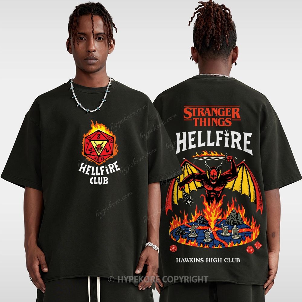 Stranger Things Unisex Fit Washed T-Shirt