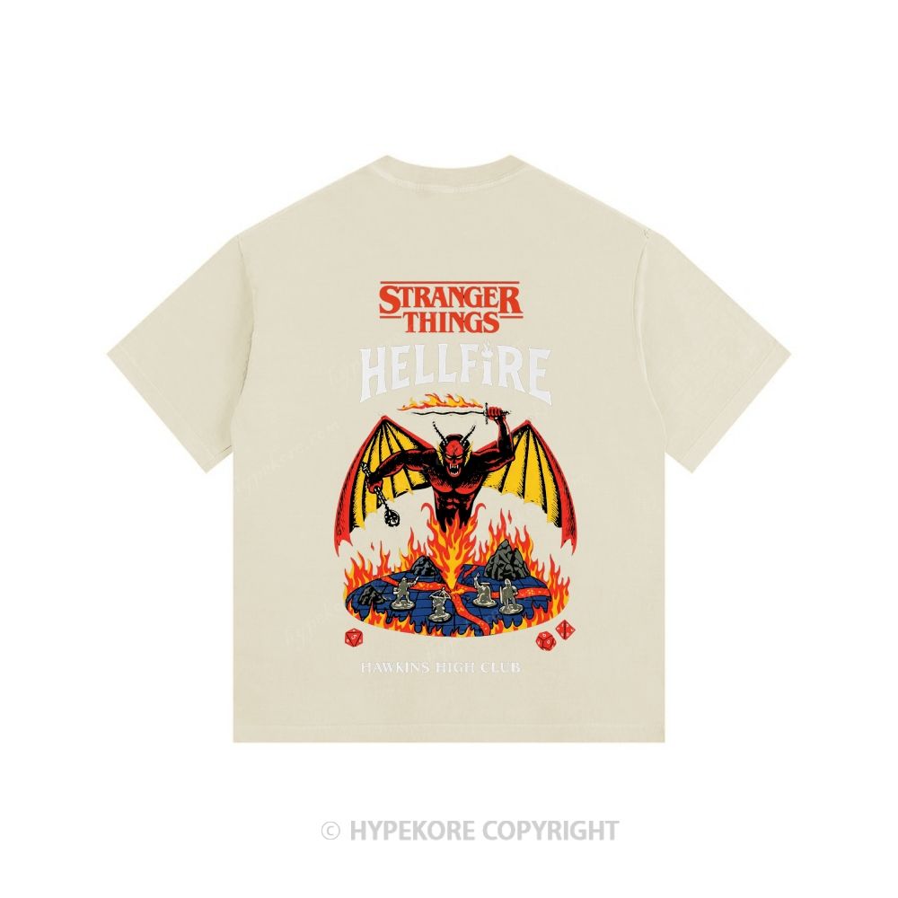 Stranger Things Unisex Fit Washed T-Shirt