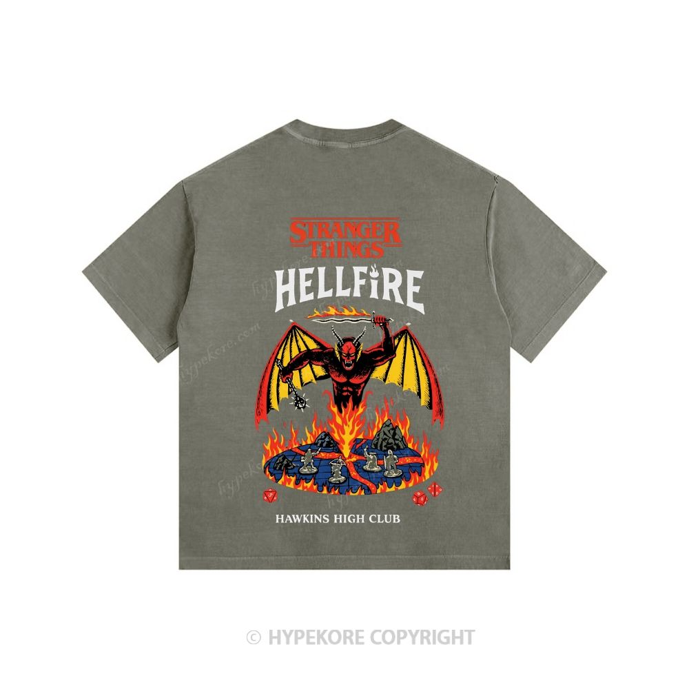 Stranger Things Unisex Fit Washed T-Shirt