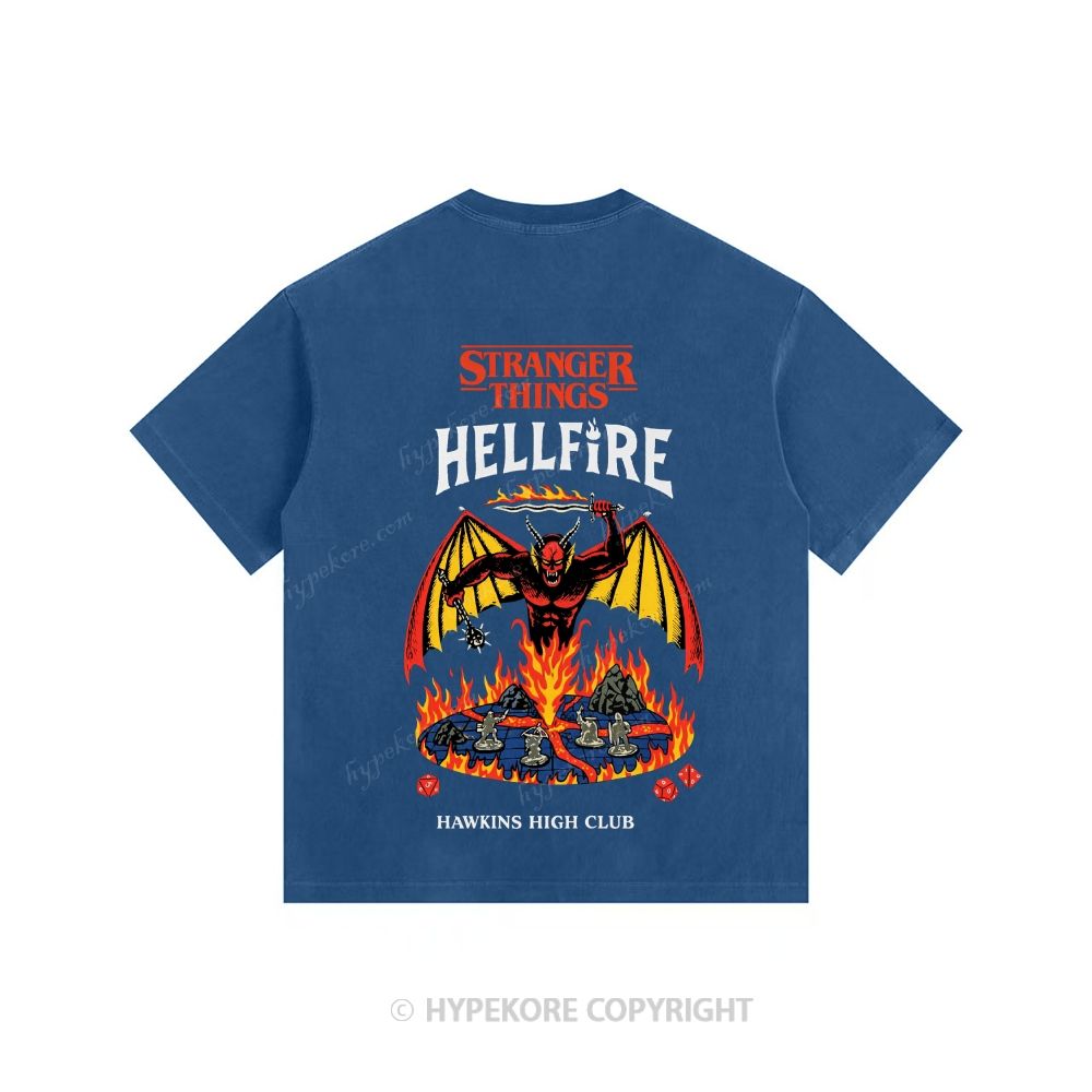 Stranger Things Unisex Fit Washed T-Shirt