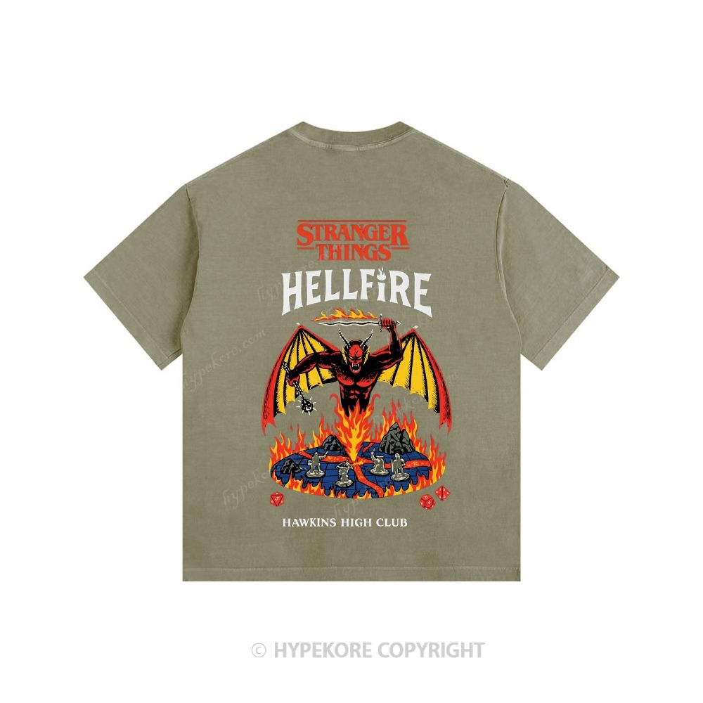 Stranger Things Unisex Fit Washed T-Shirt