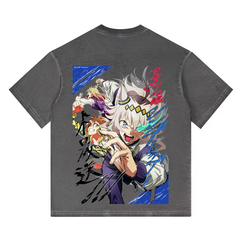 Caribbean Pirates Vintage Washed Tee&Shorts Set 2601005583