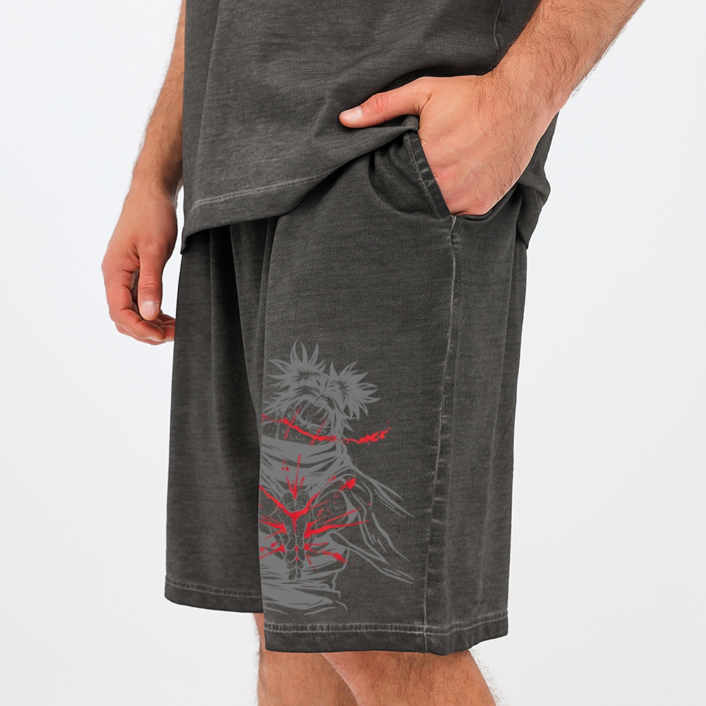 Jujutsu Kaisen Washed Tee&Shorts Set 2601005607