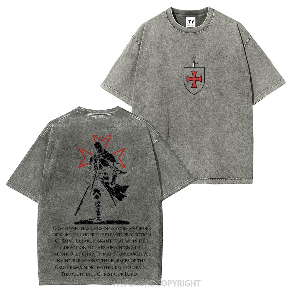 Templar Knights Washed T-shirt
