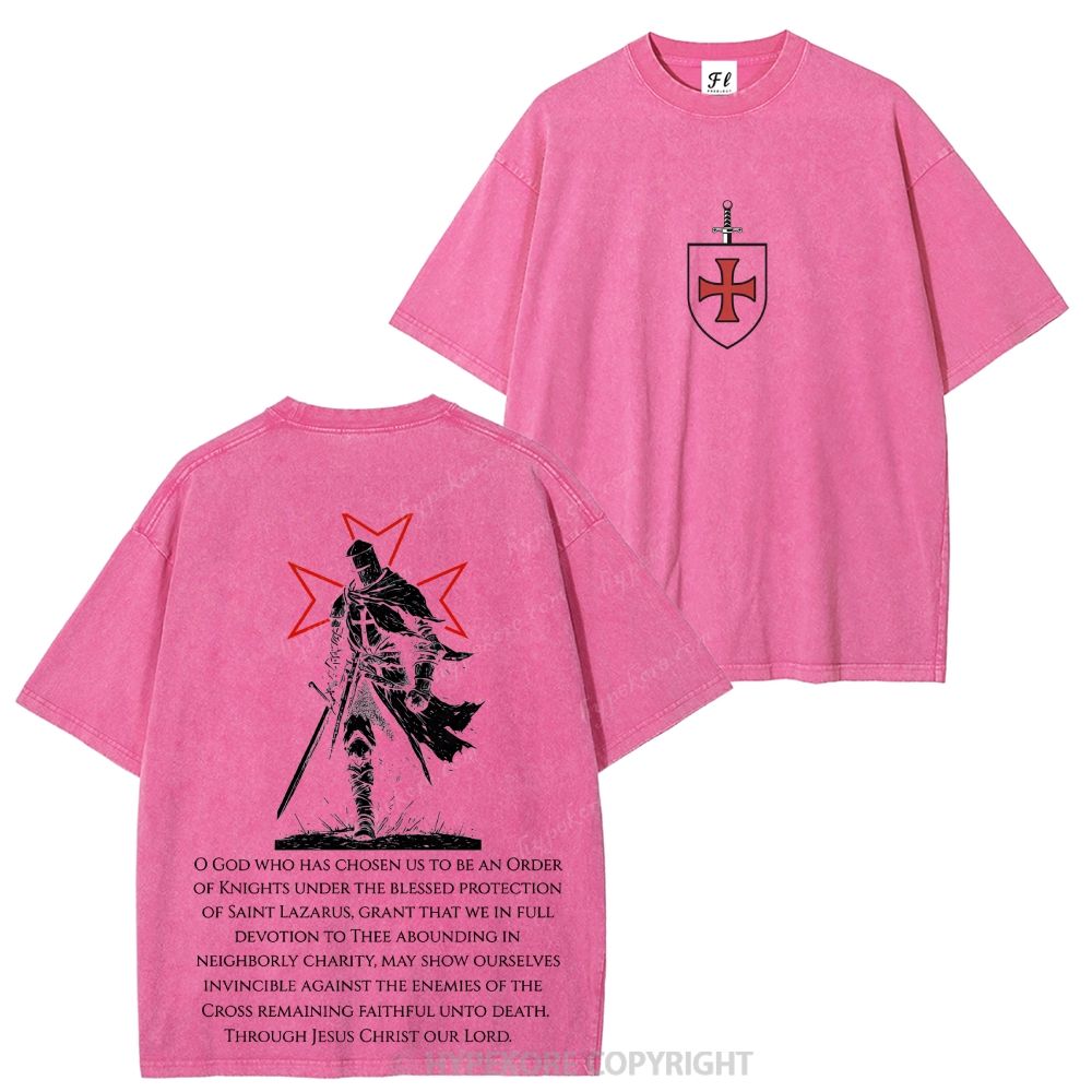 Templar Knights Washed T-shirt