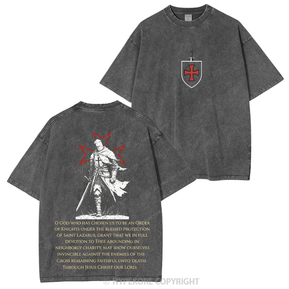 Templar Knights Washed T-shirt