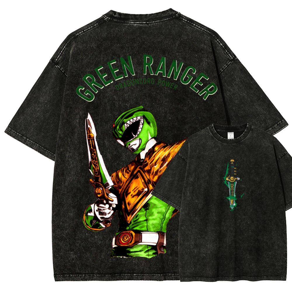 Power Rangers Unisex Fit Washed T-Shirt 2601018025
