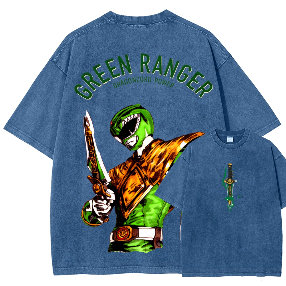 Power Rangers Unisex Fit Washed T-Shirt 2601018025
