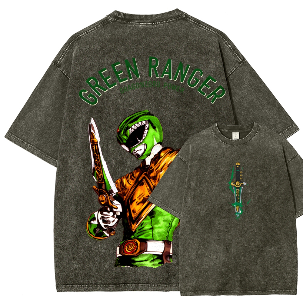 Power Rangers Unisex Fit Washed T-Shirt 2601018025