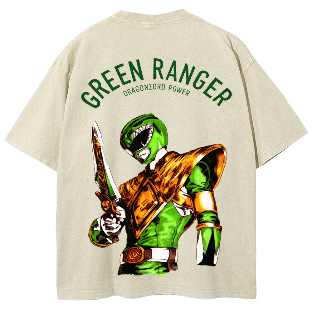 Power Rangers Unisex Fit Washed T-Shirt 2601018025