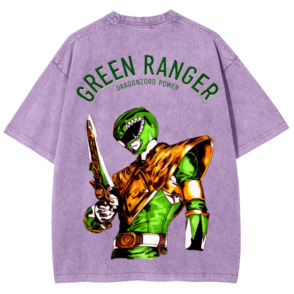 Power Rangers Unisex Fit Washed T-Shirt 2601018025
