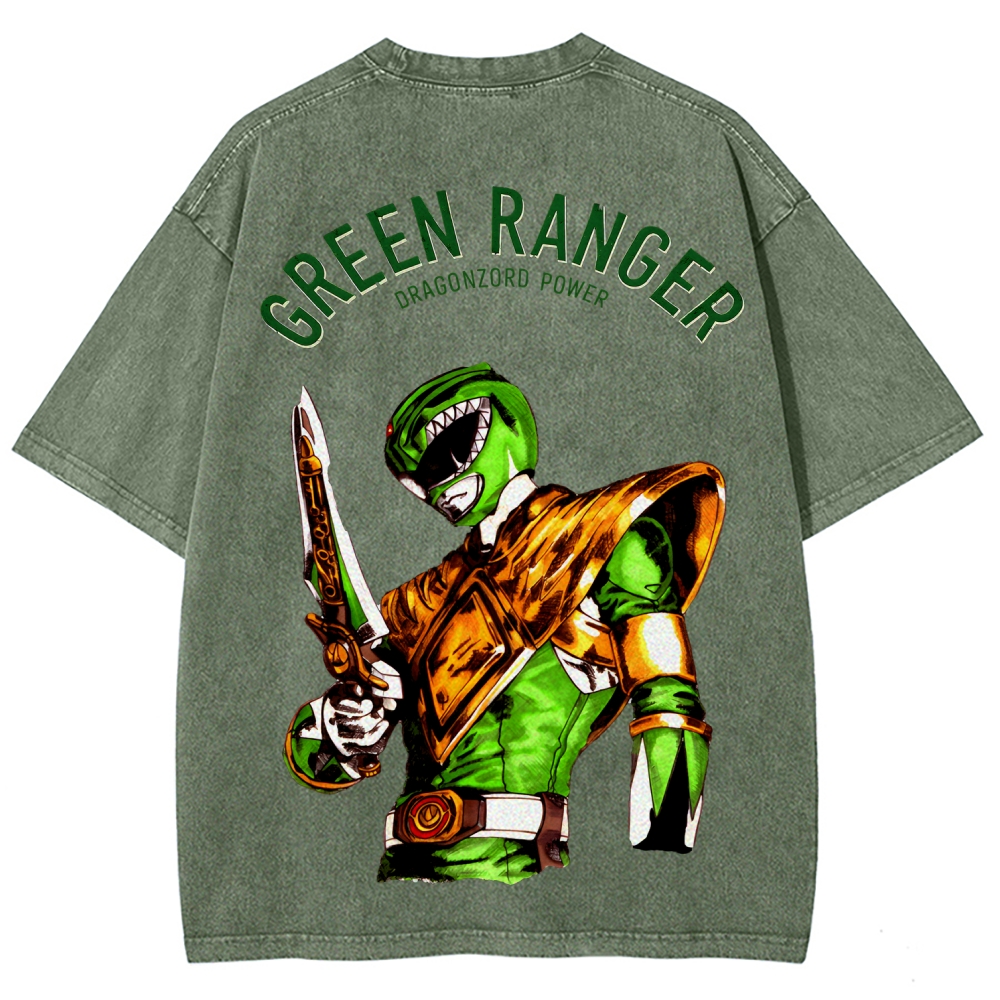 Power Rangers Unisex Fit Washed T-Shirt 2601018025