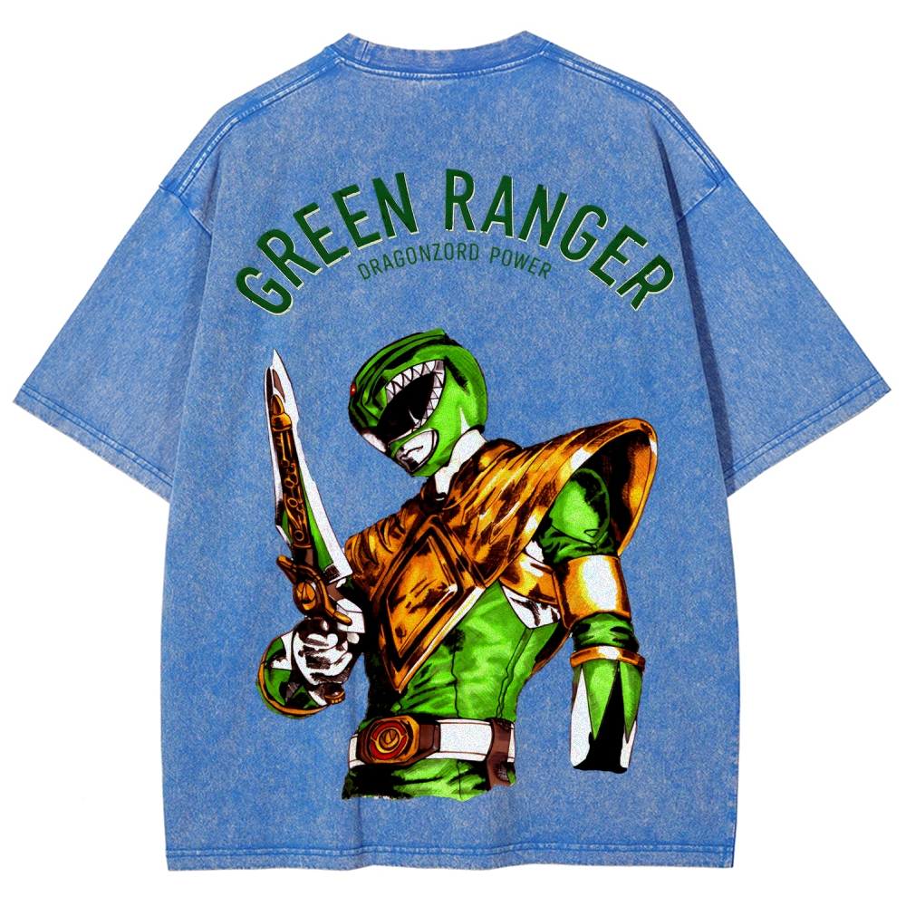 Power Rangers Unisex Fit Washed T-Shirt 2601018025