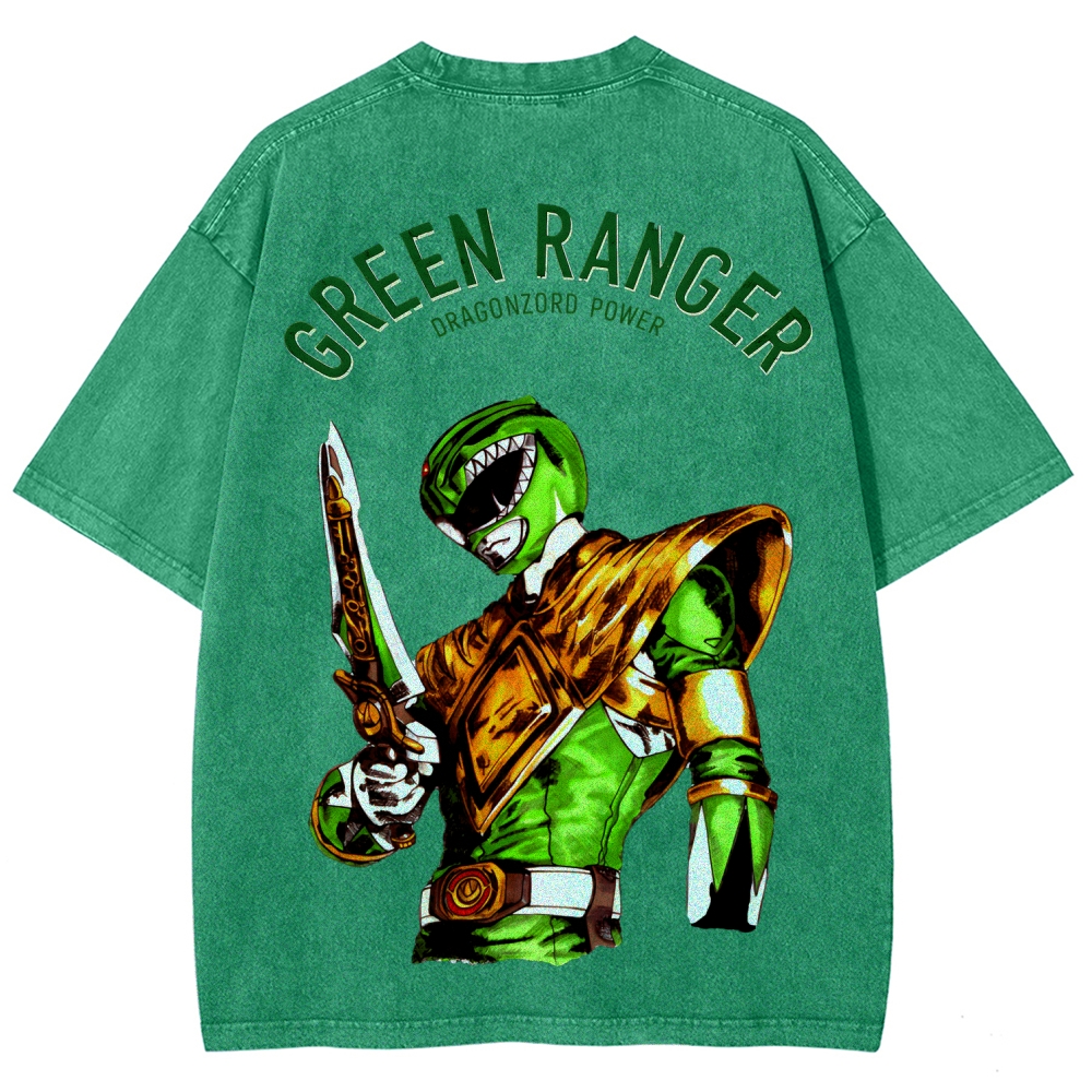 Power Rangers Unisex Fit Washed T-Shirt 2601018025
