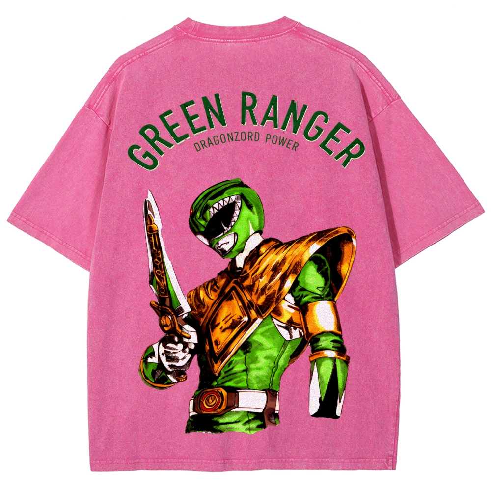 Power Rangers Unisex Fit Washed T-Shirt 2601018025