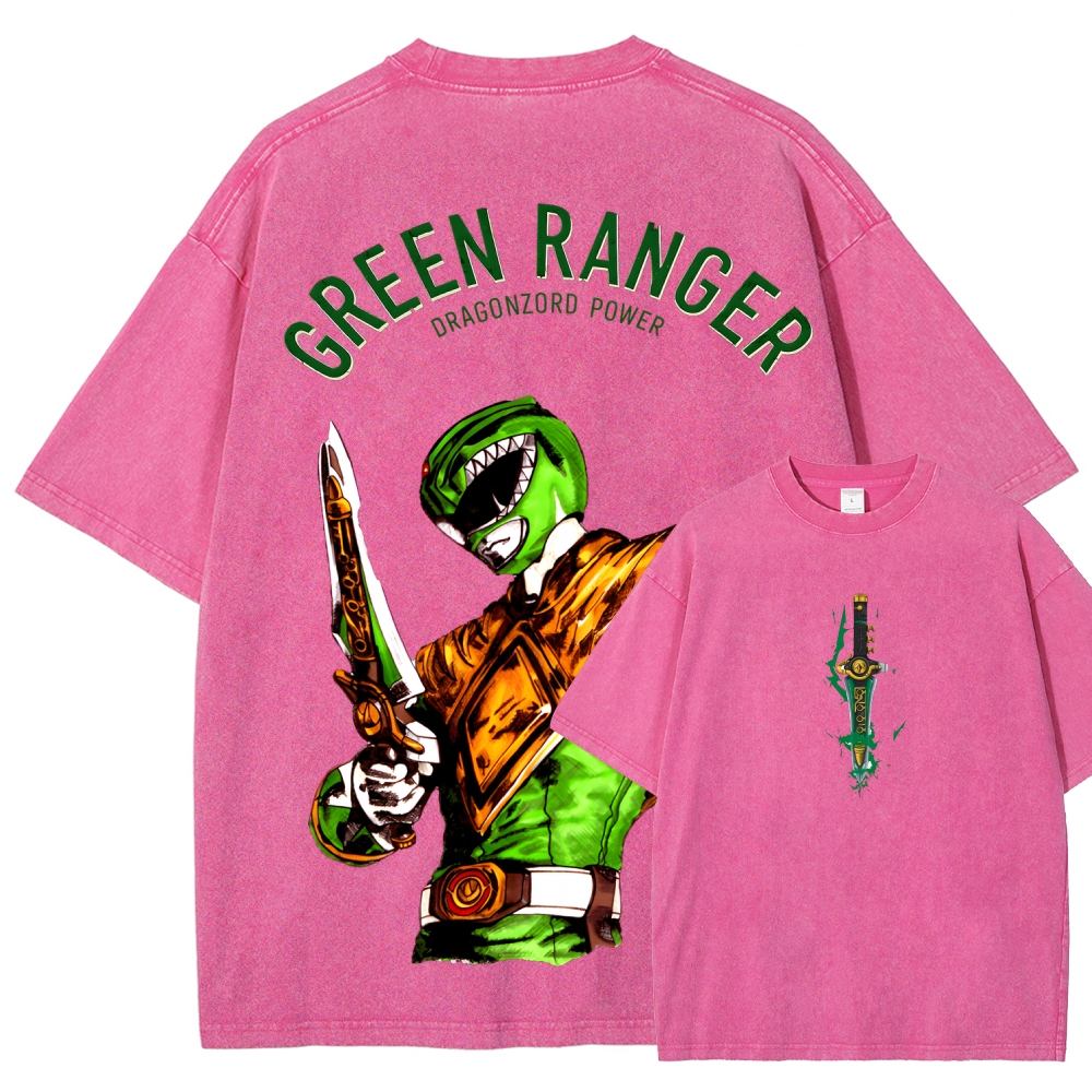Power Rangers Unisex Fit Washed T-Shirt 2601018025