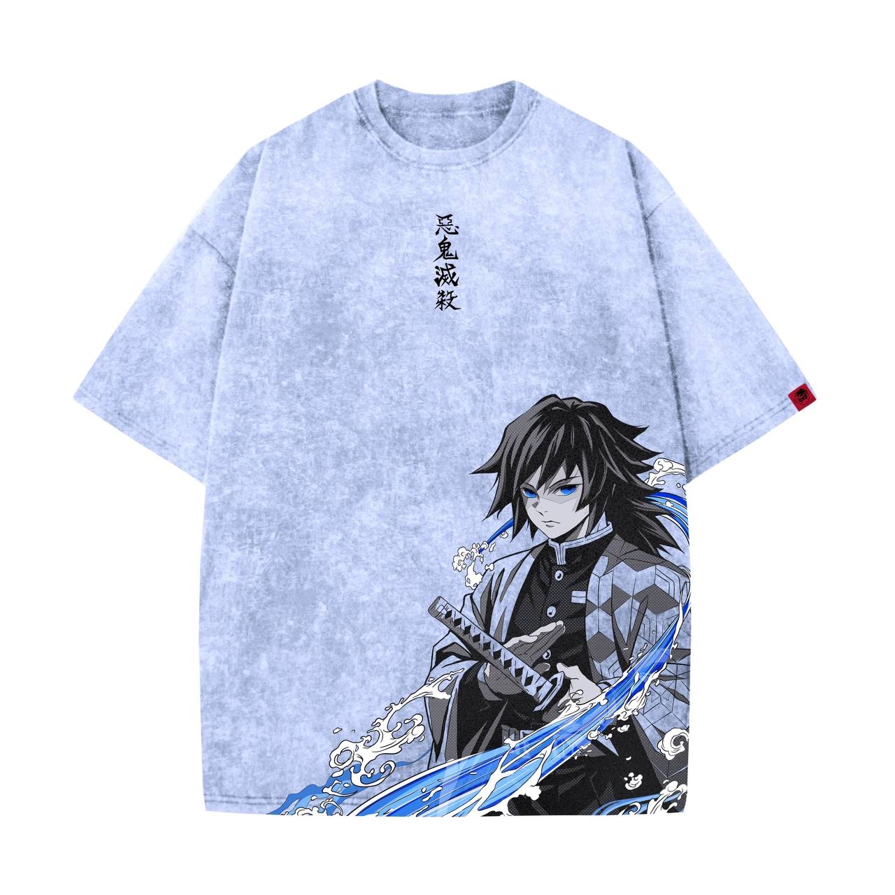 Demon Slayer Washed T-shirt / GIYU