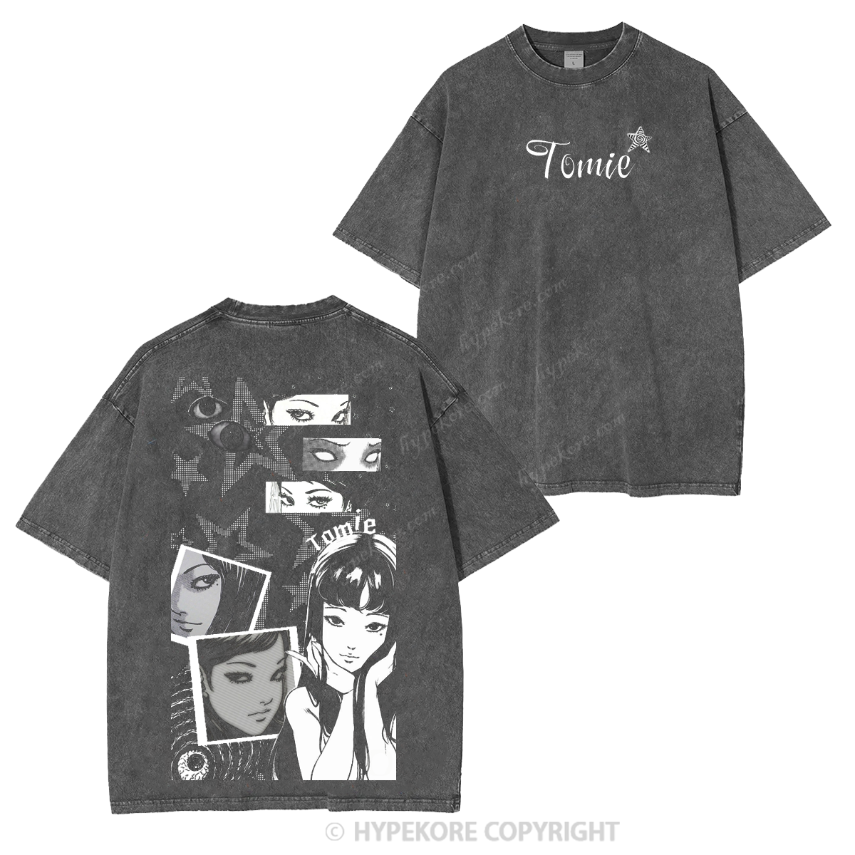 Manga Tomie unisex washable T-shirt