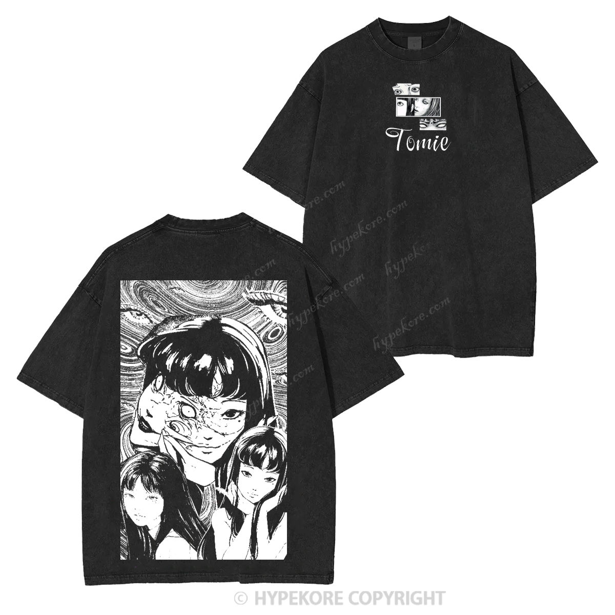 Manga Tomie unisex washable T-shirt