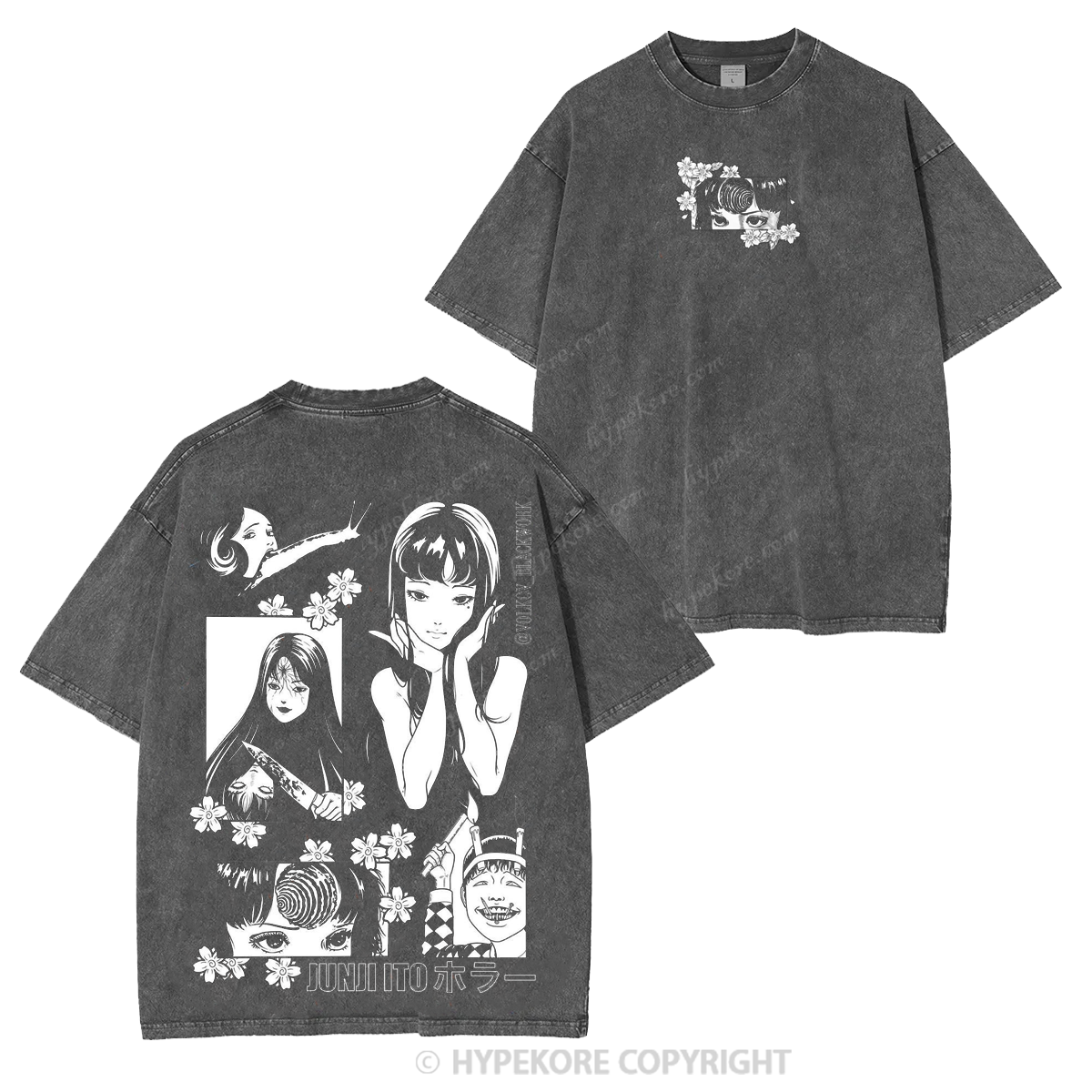 Manga Tomie unisex washable T-shirt