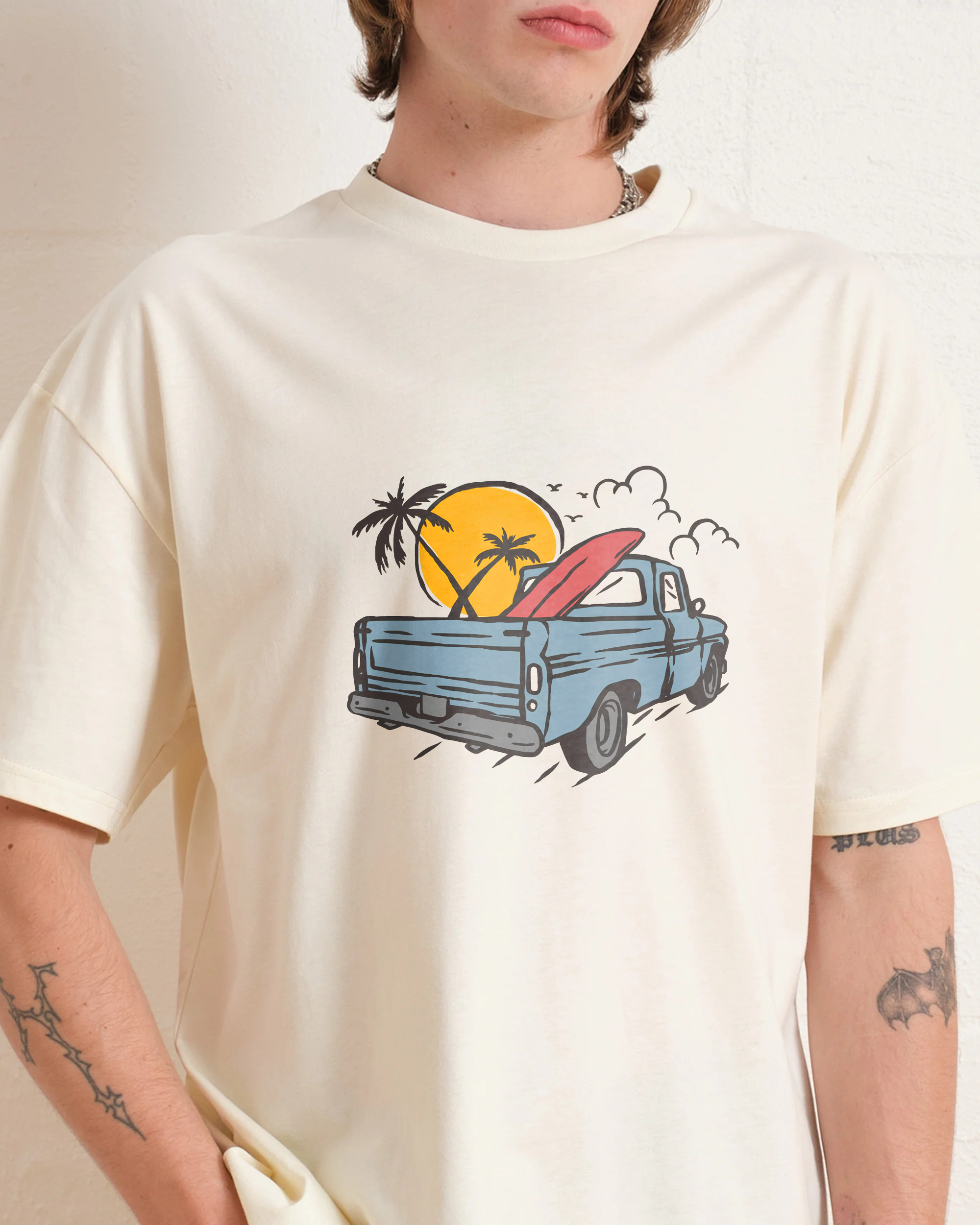 Cotton T-Shirt | Surf Trip Unisex Fit It's Time To Ride | TIDESENCE