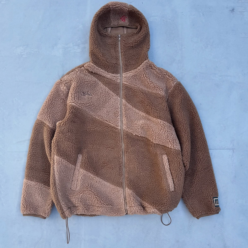 Naruto Gaara Wool Zipper Fleece Jacket