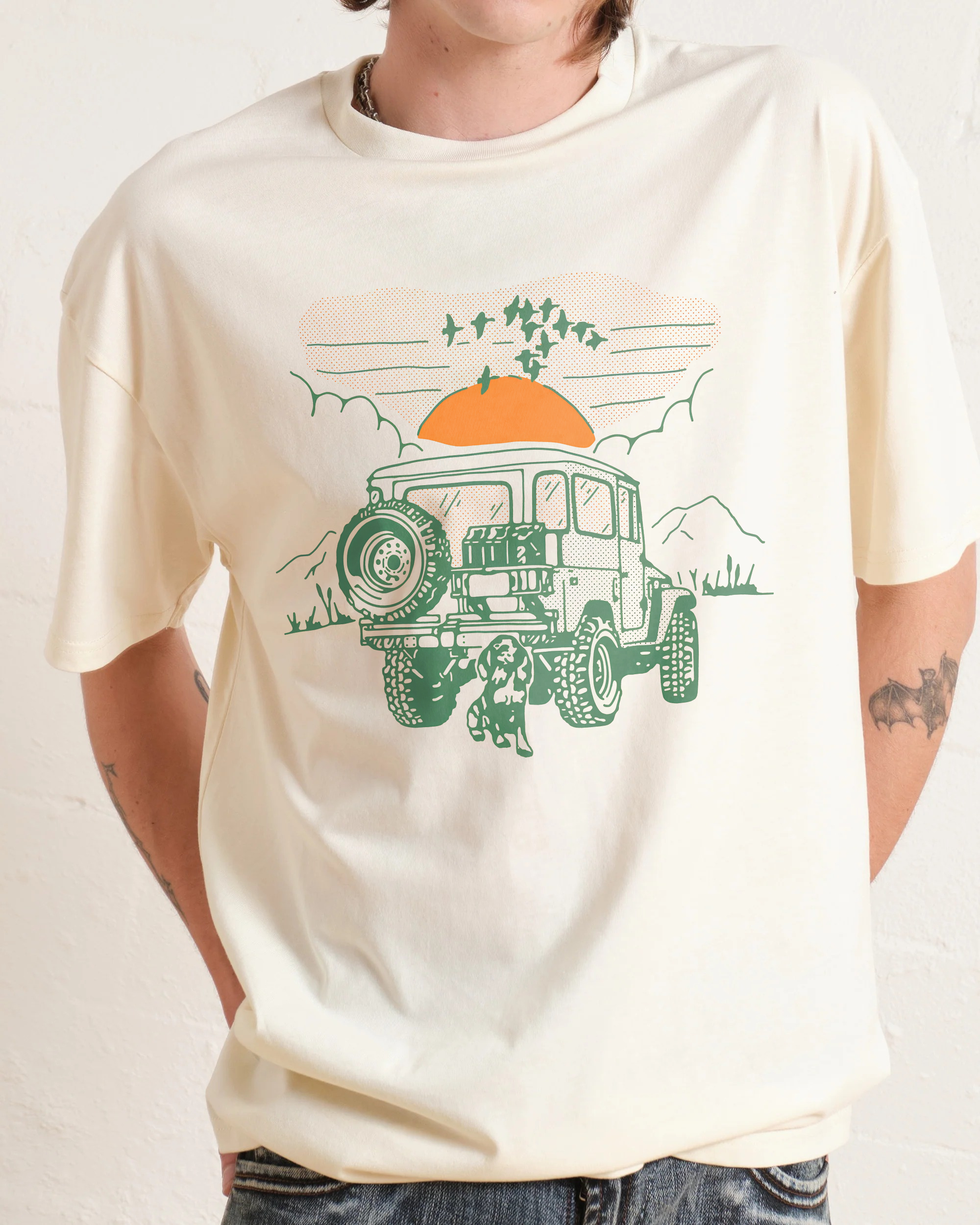 Cotton T-Shirt | Adventure Journey Unisex Fit | TIDESENCE